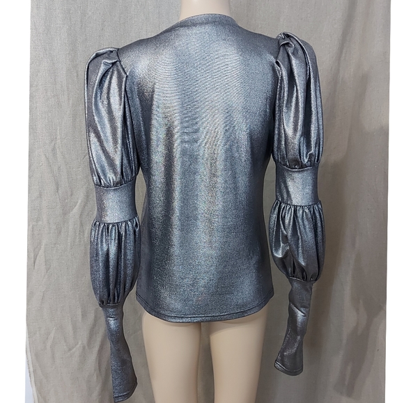 STYLE MAFIA blouse size small Long sleeves color - Picture 3 of 16